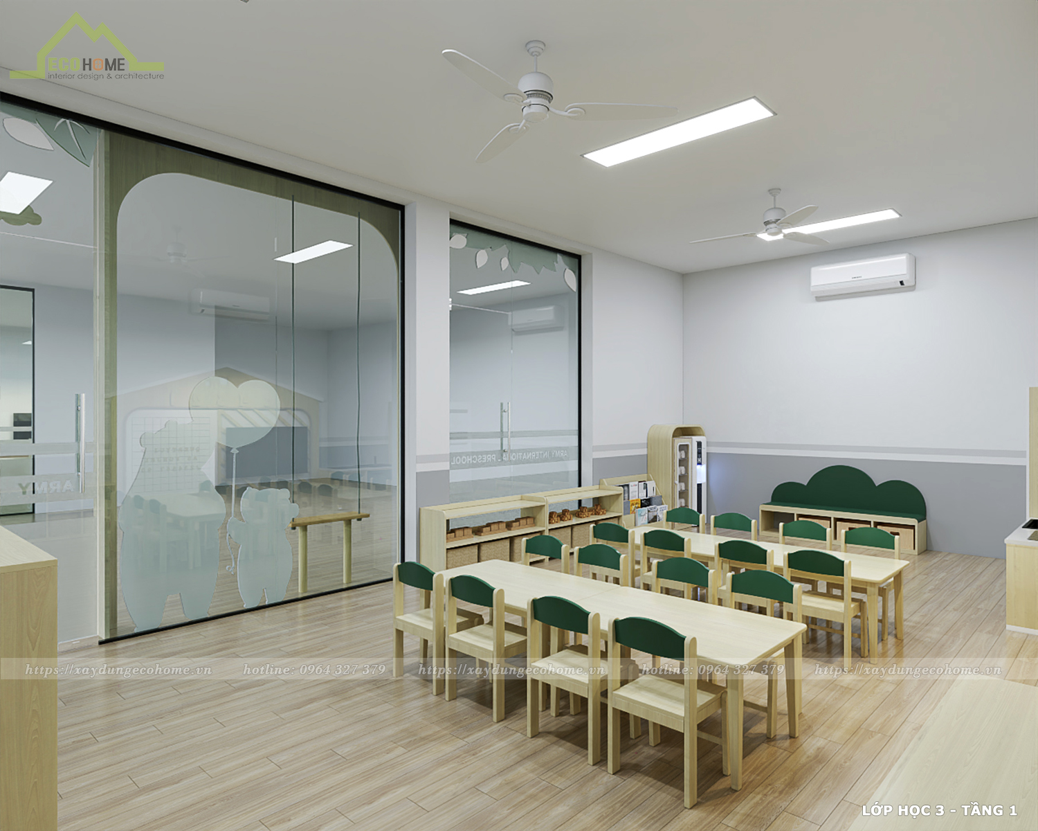 Thiết kế trường mầm non Bamboo