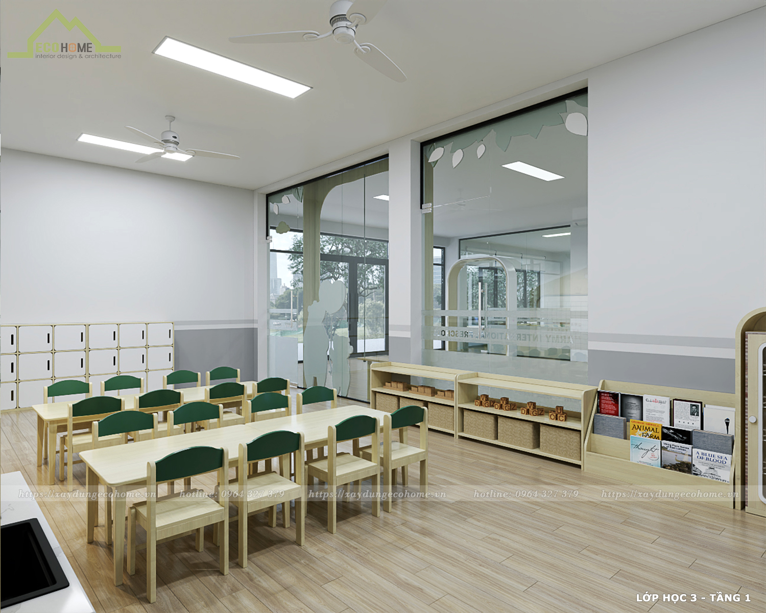 Thiết kế trường mầm non Bamboo