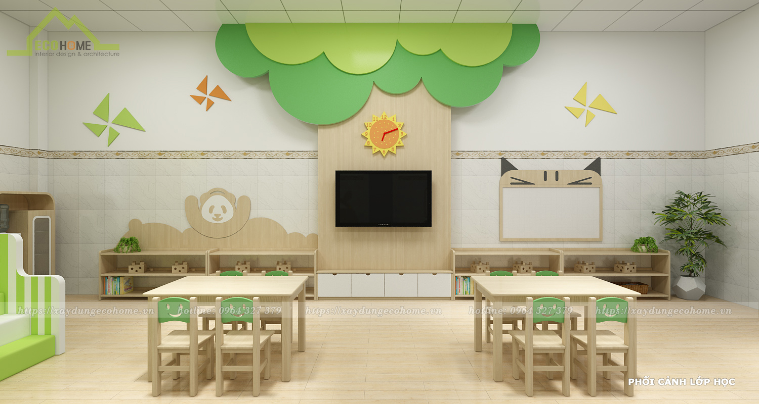 Thiết kế lớp nhà trẻ Bamboo