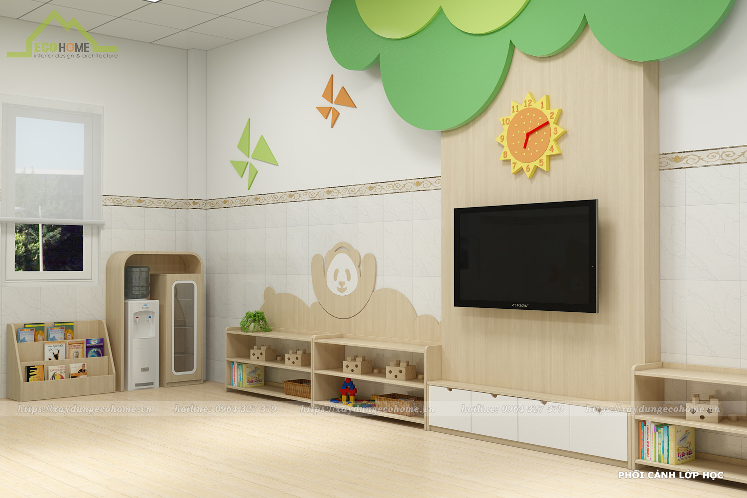 Thiết kế lớp nhà trẻ Bamboo