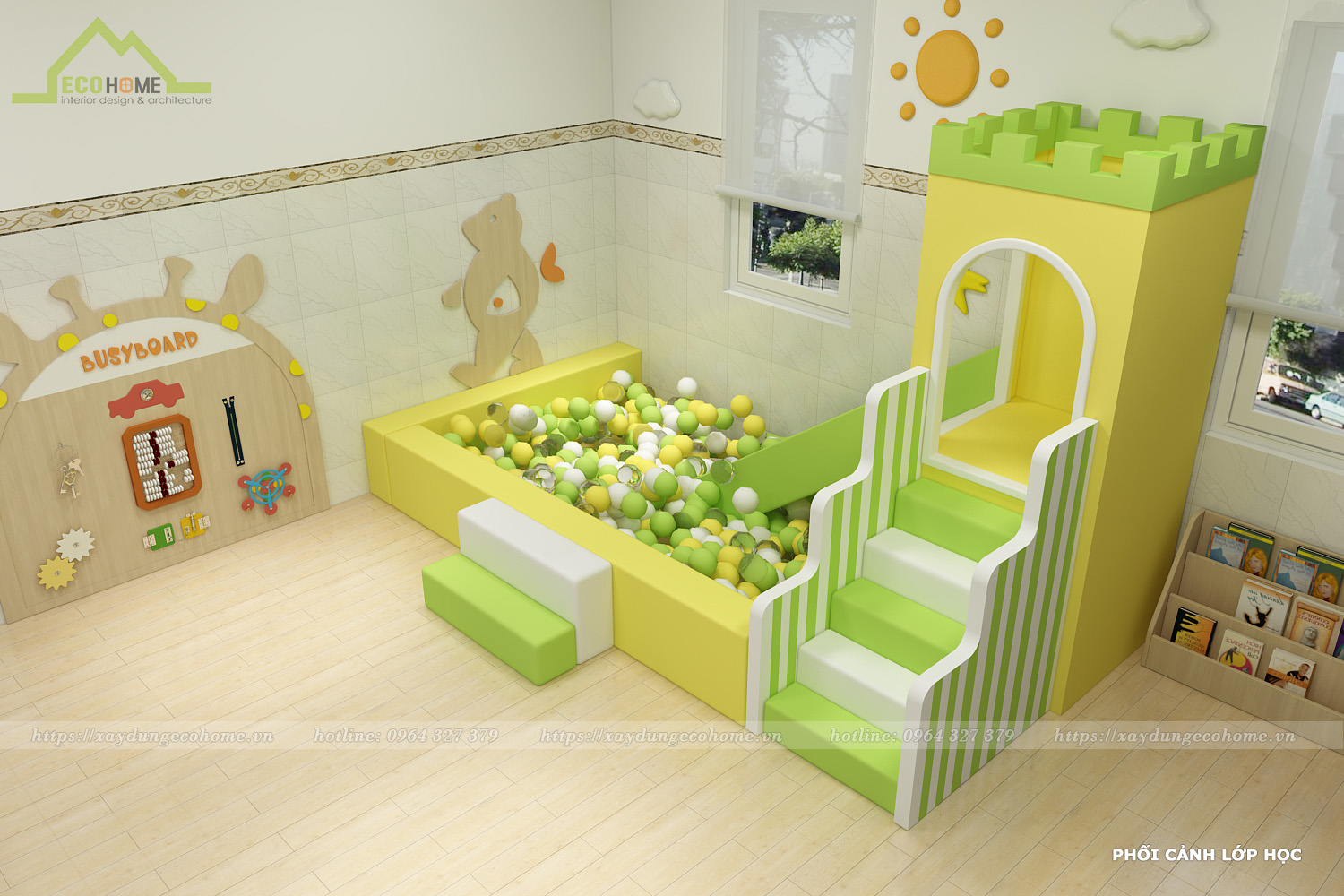 Thiết kế lớp nhà trẻ Bamboo