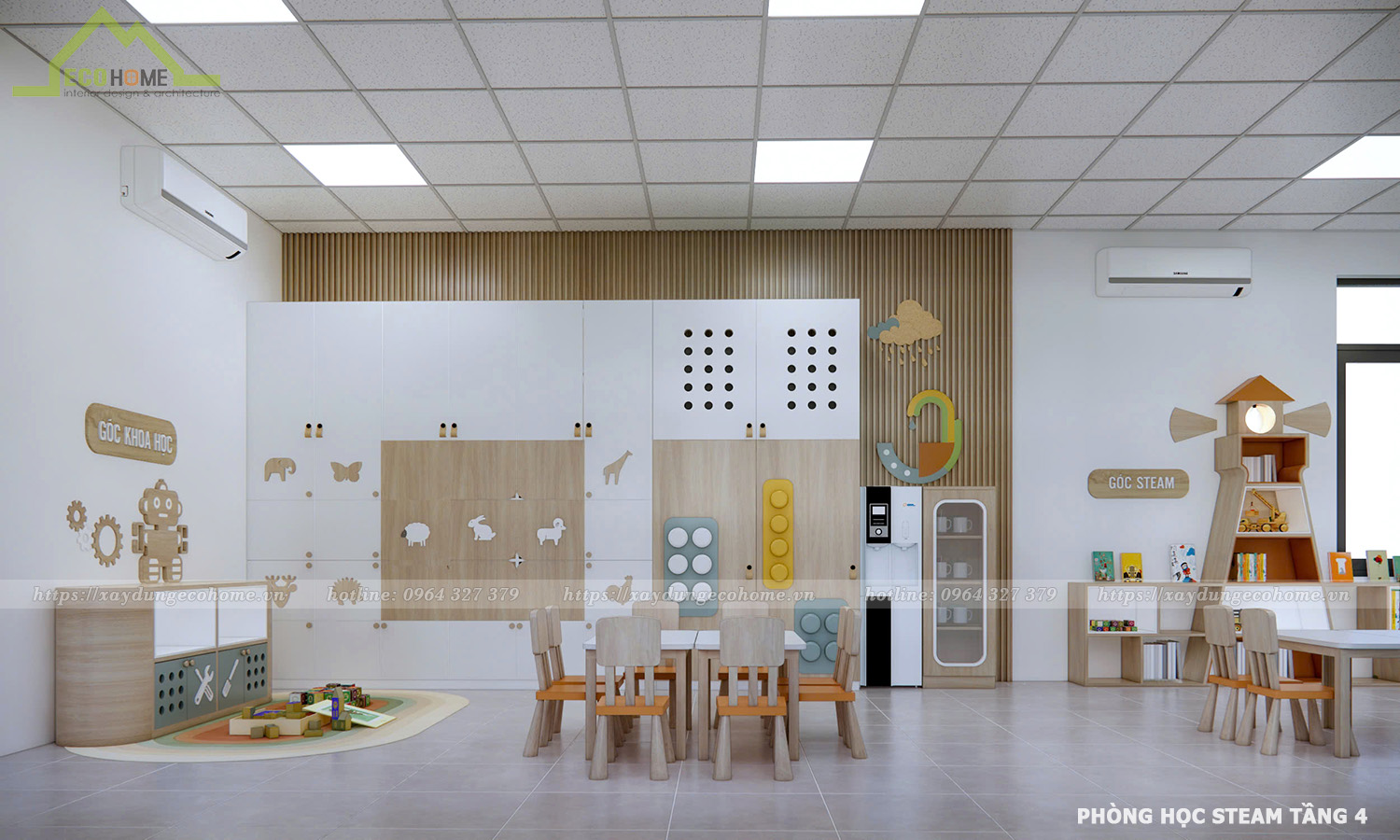 thiết kế trường mầm non Child Star