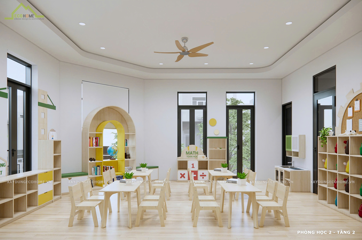 thiết kế trường mầm non Little World