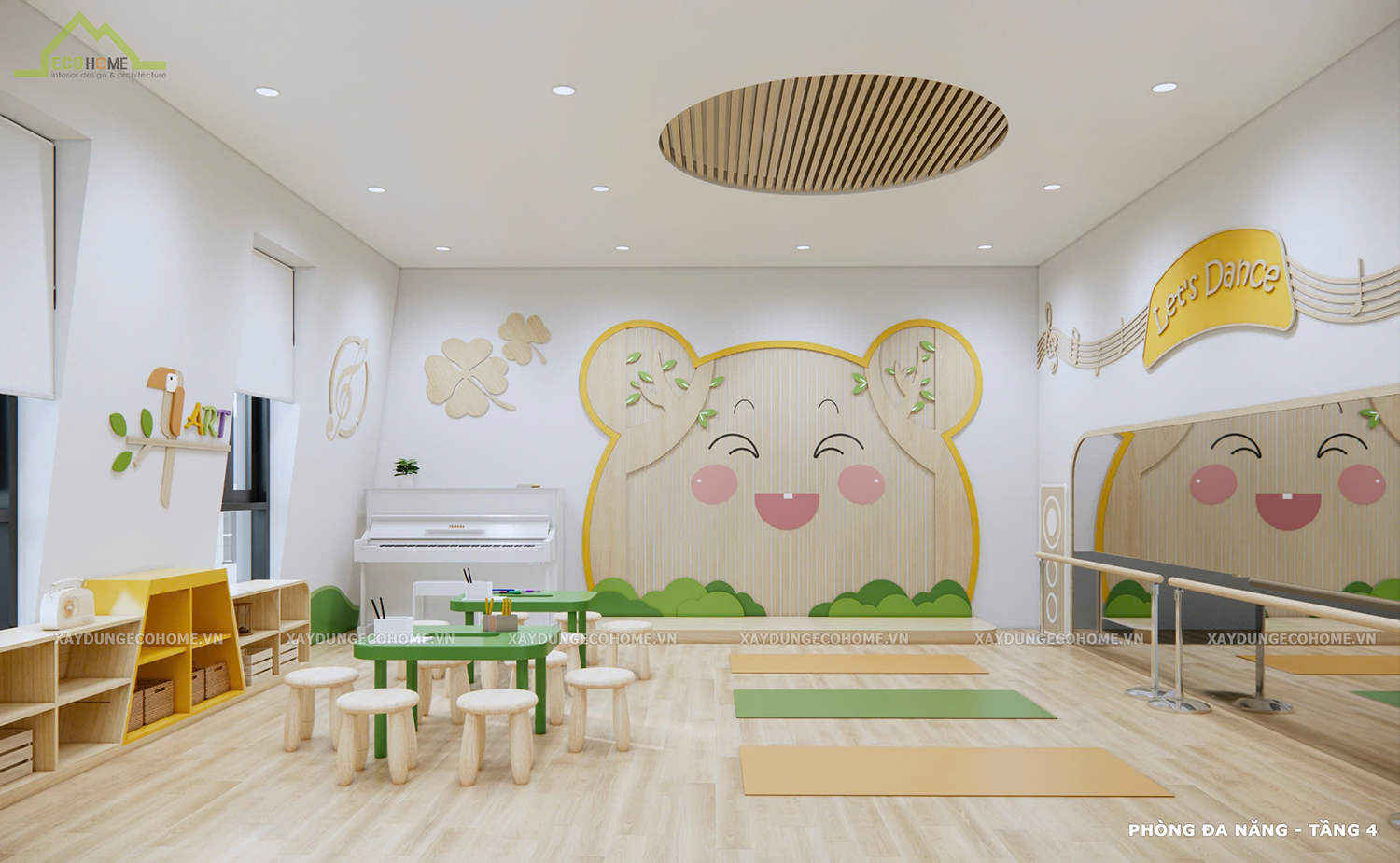 thiết kế trường mầm non Little World