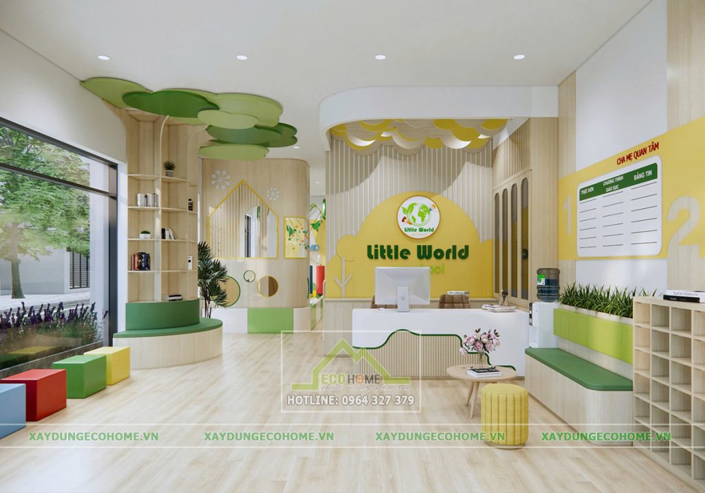 thiết kế trường mầm non Little World