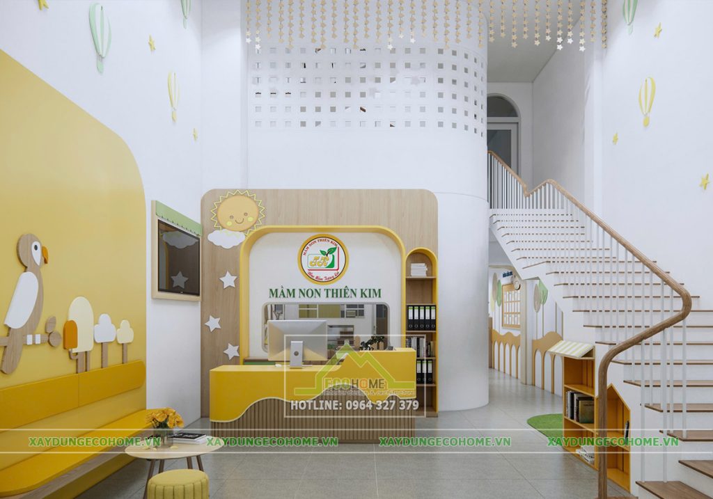 thiết kế trường mầm non Thiên Kim