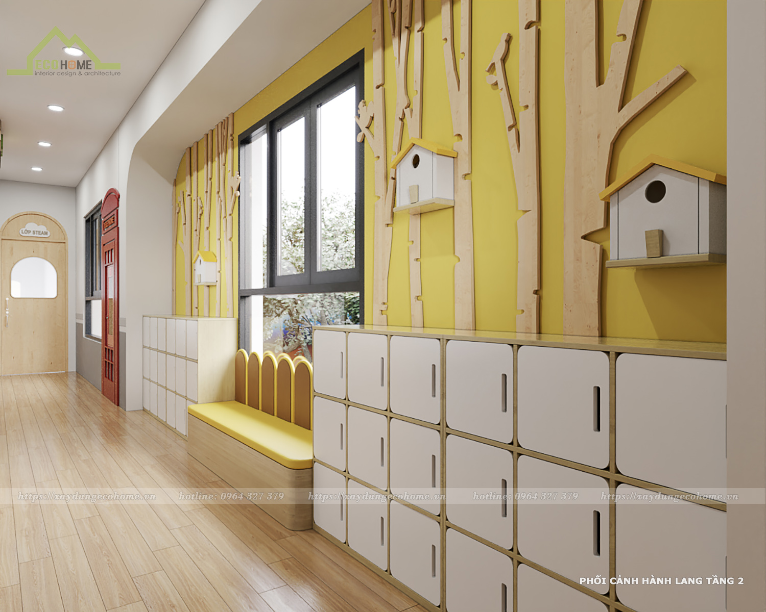 thiết kế trường mầm non Sunshine kids