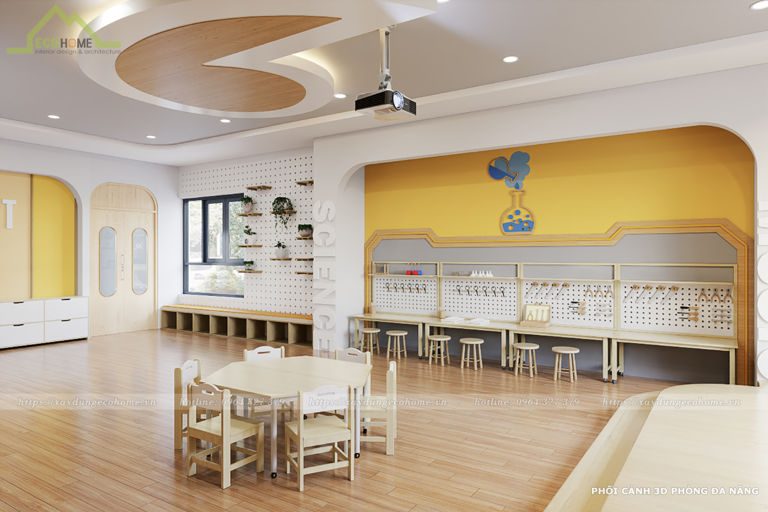 thiết kế trường mầm non Sunshine kids