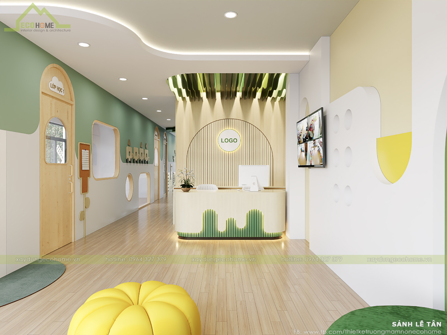 thiết kế trường mầm non tại hà nội