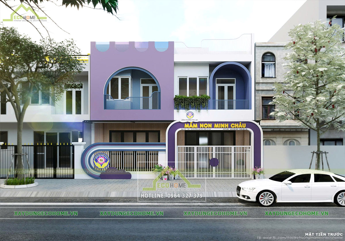 Mẫu thiết kế trường mầm non