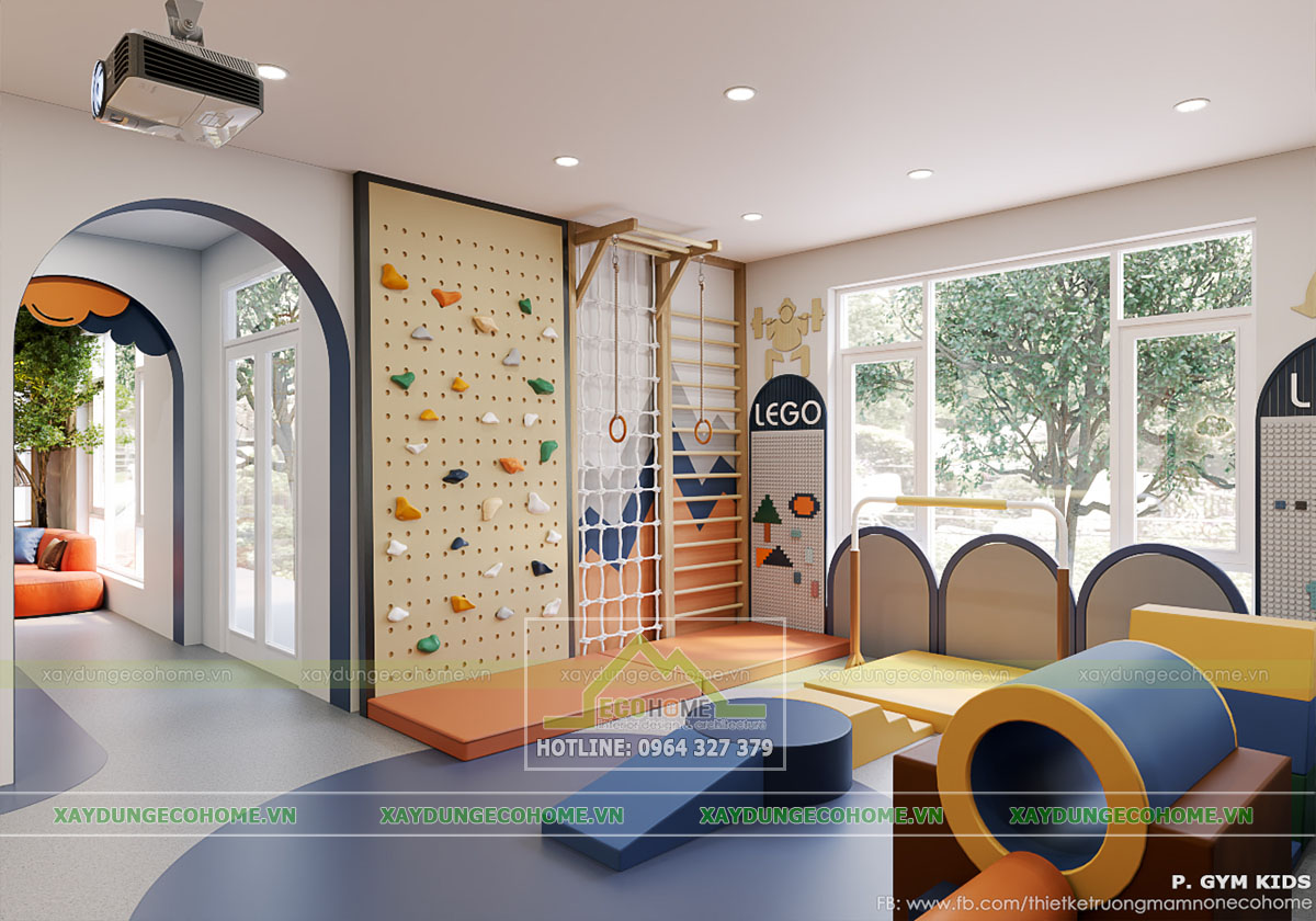 Mẫu thiết kế trường mầm non