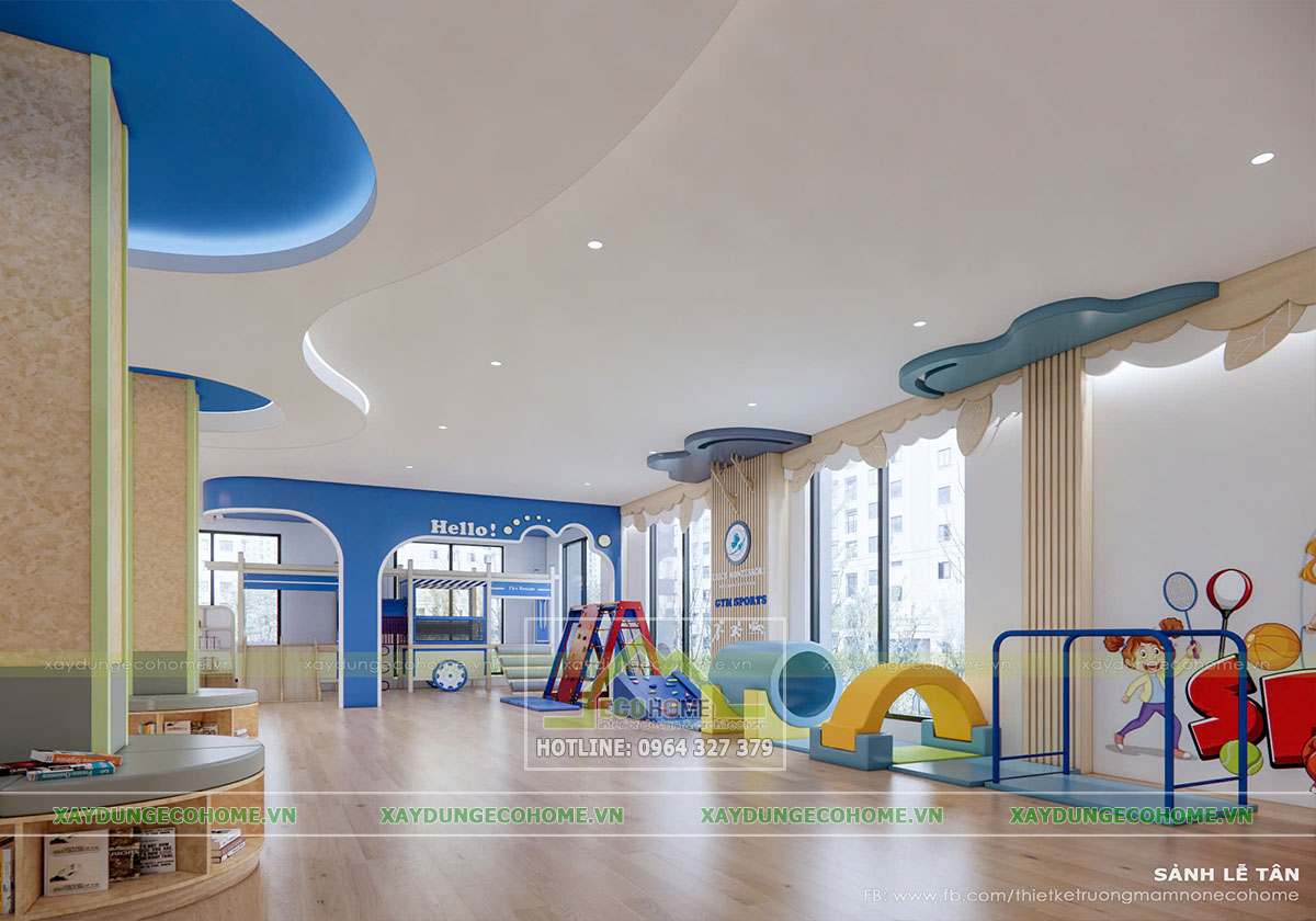 Mẫu thiết kế trường mầm non