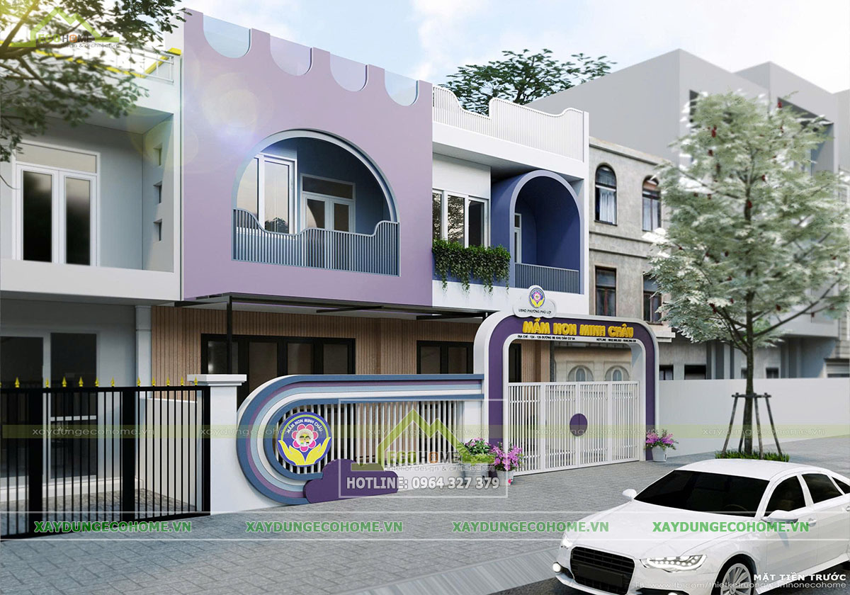 Mẫu thiết kế trường mầm non