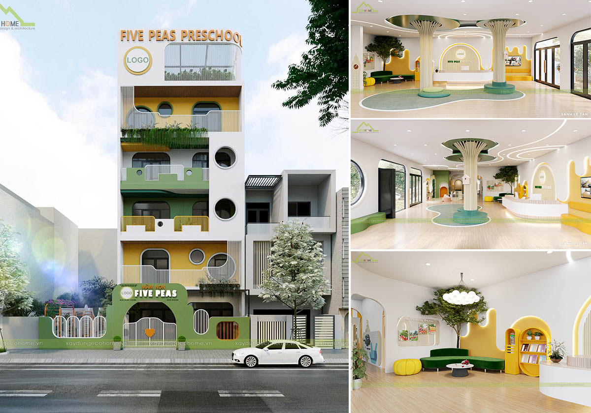 Thiết kế mầm non tư thục đà nẵng