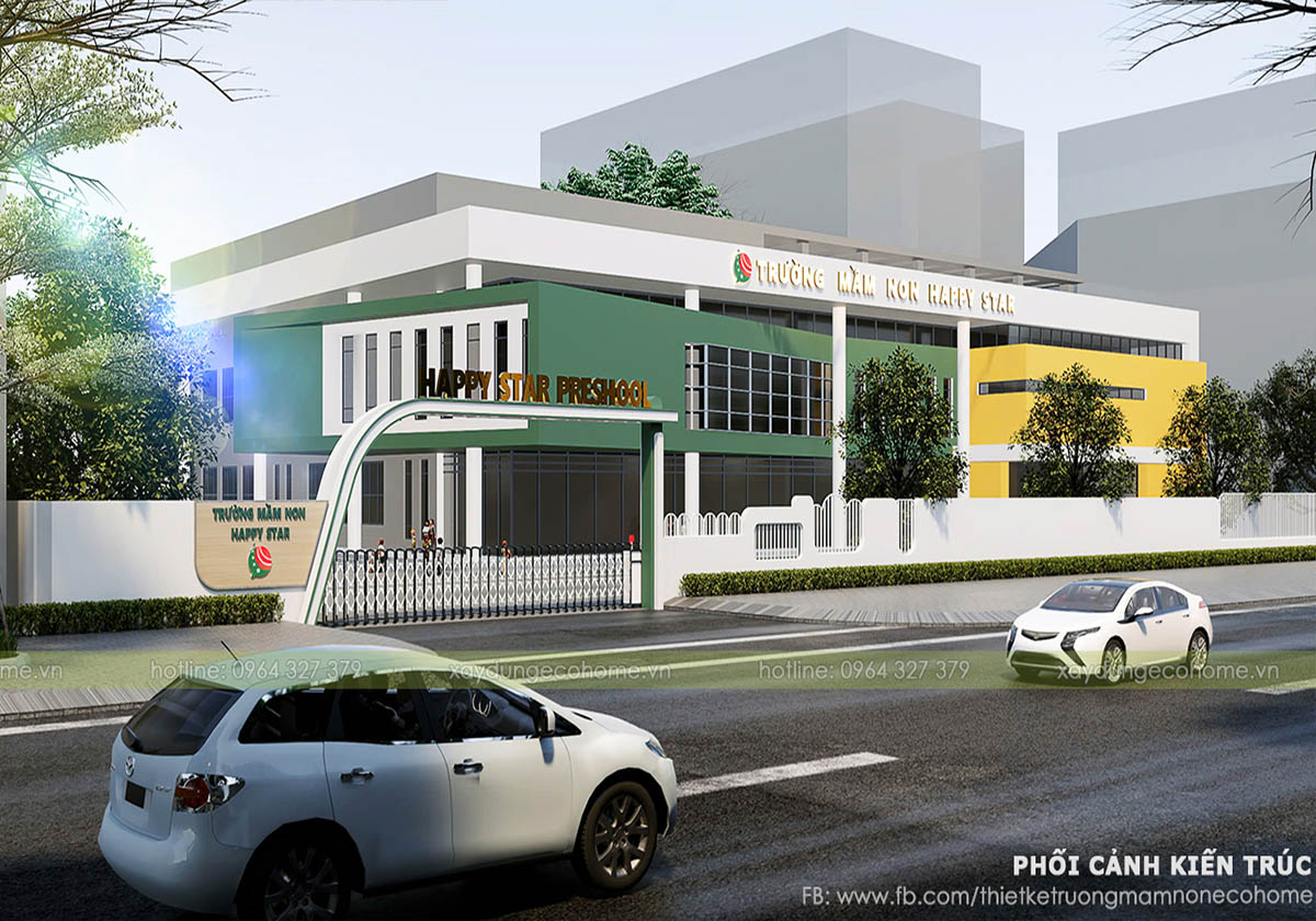 Thiết kế trường mầm non quốc tế COZY