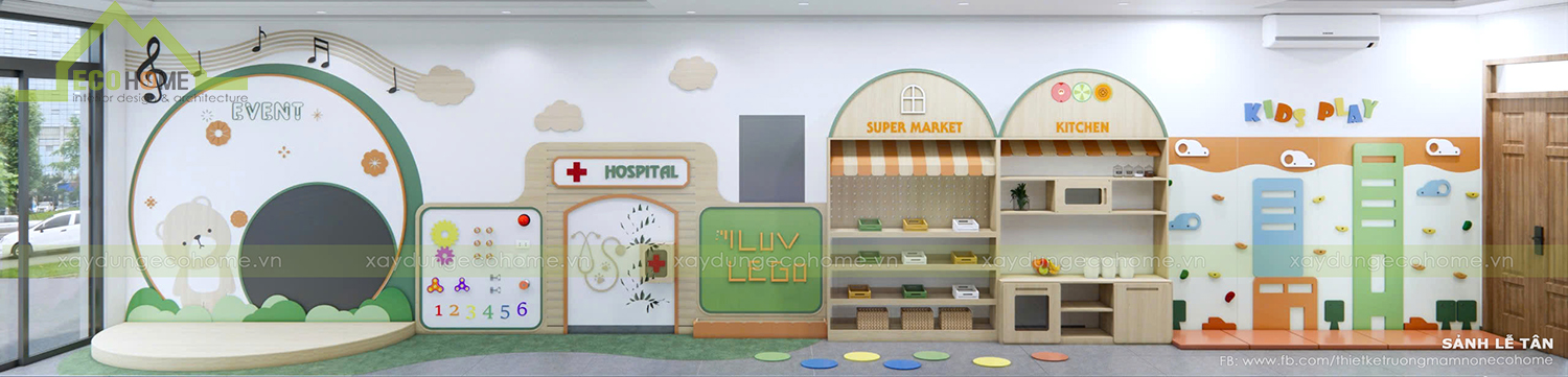 Trang trí góc nghệ thuật sáng tạo