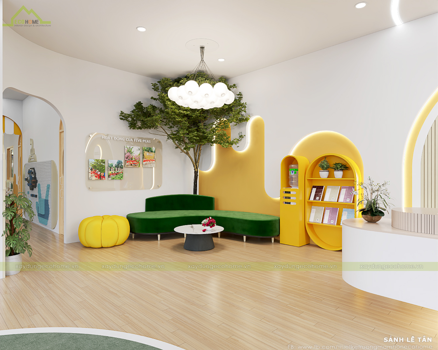 Thiết kế trường mầm non Five Peas Preschool