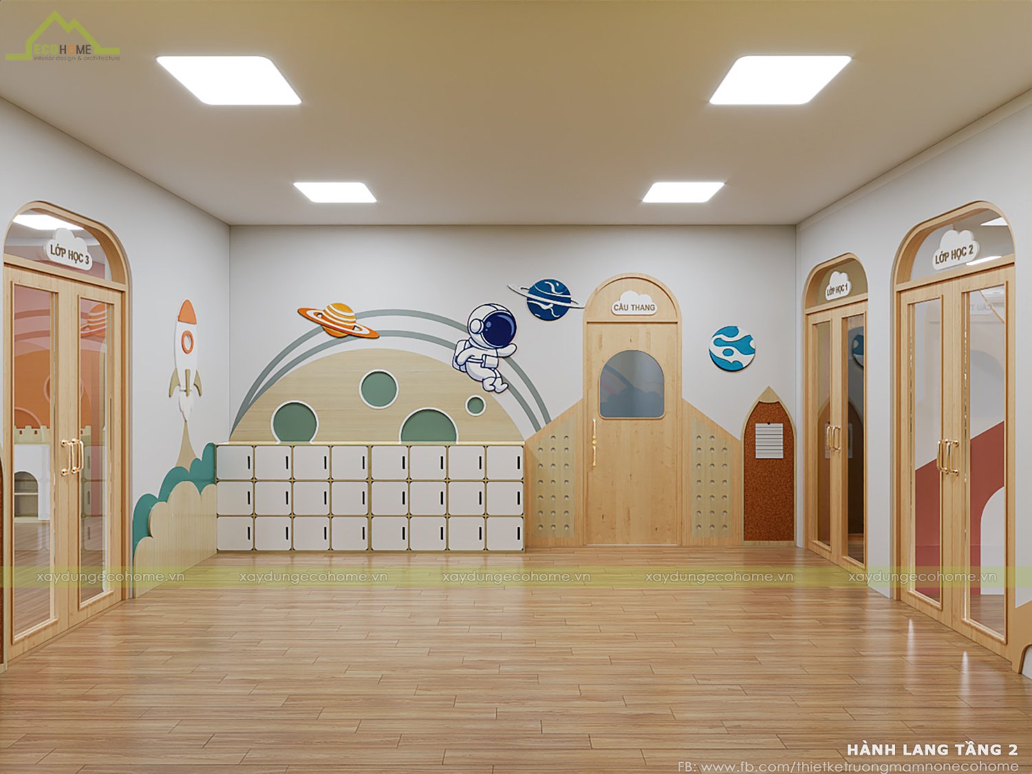 Thiết kế trường mầm non Five Peas Preschool