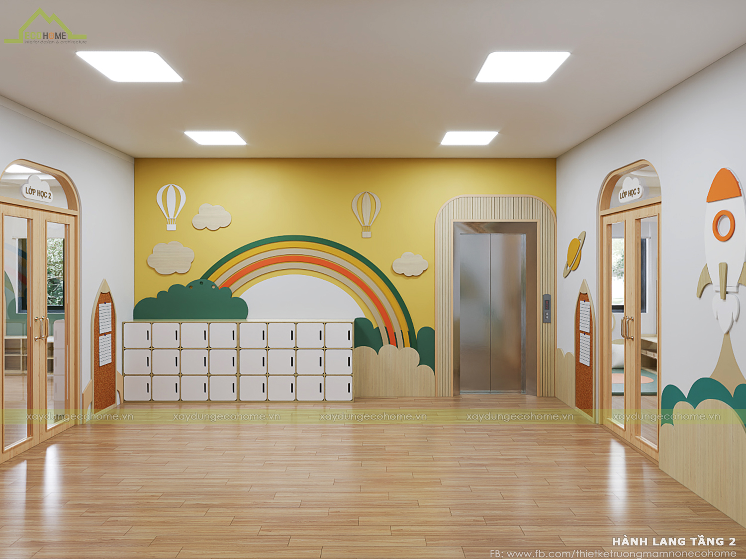 Thiết kế trường mầm non Five Peas Preschool