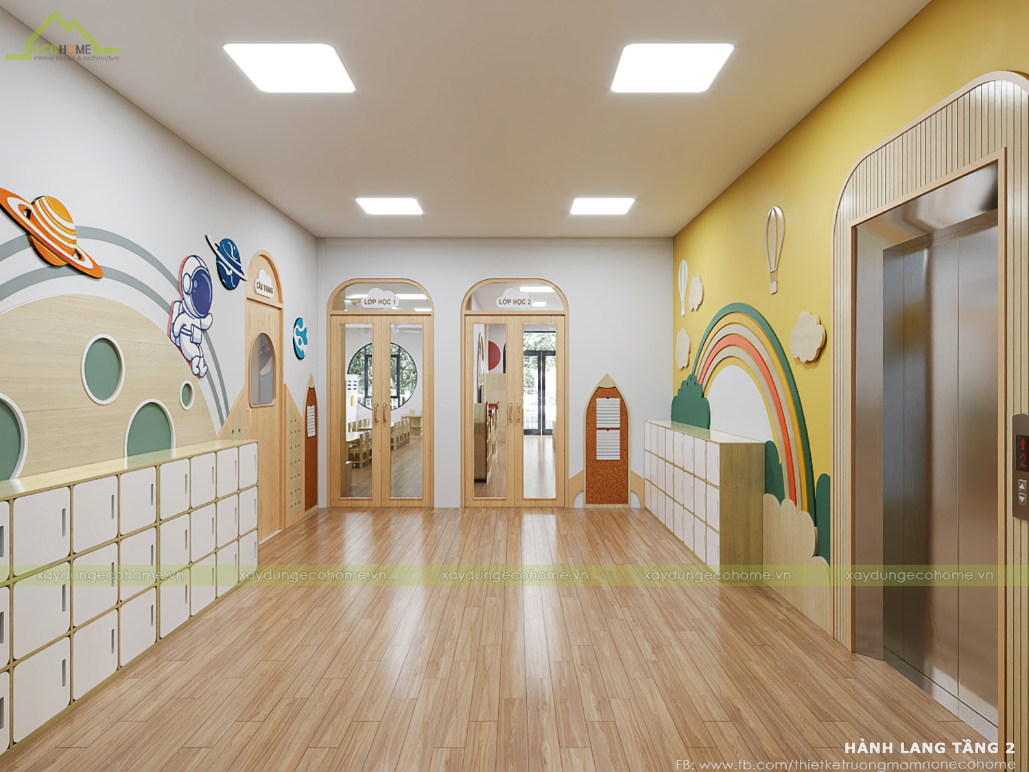 Thiết kế trường mầm non Five Peas Preschool