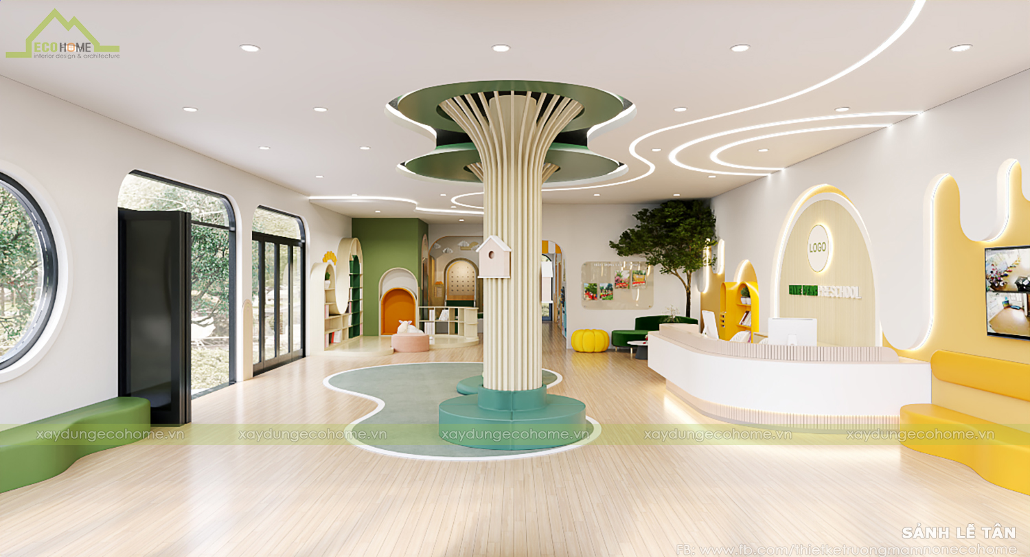 Thiết kế trường mầm non Five Peas Preschool