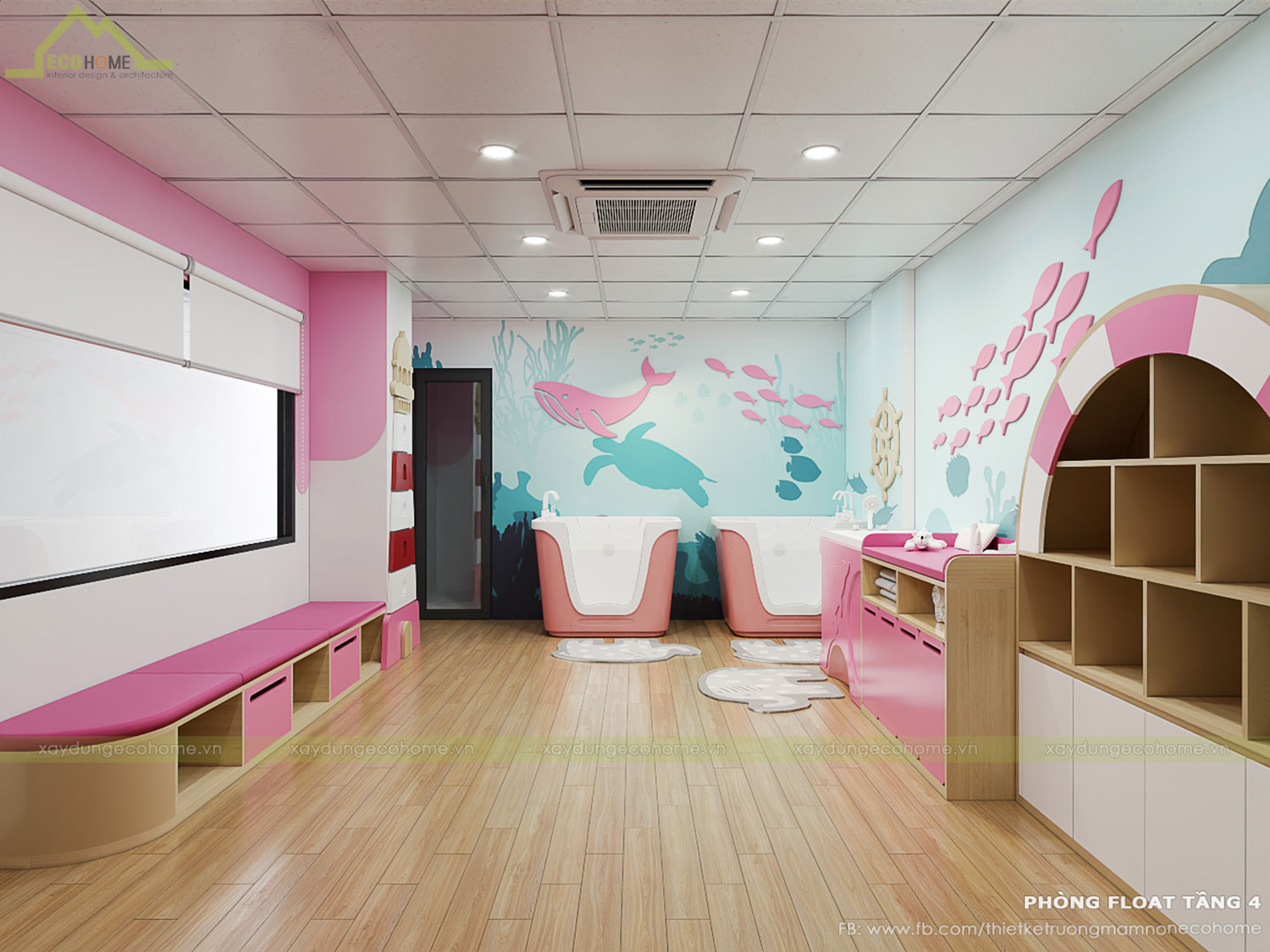 Thiết kế trường mầm non Chip Chip