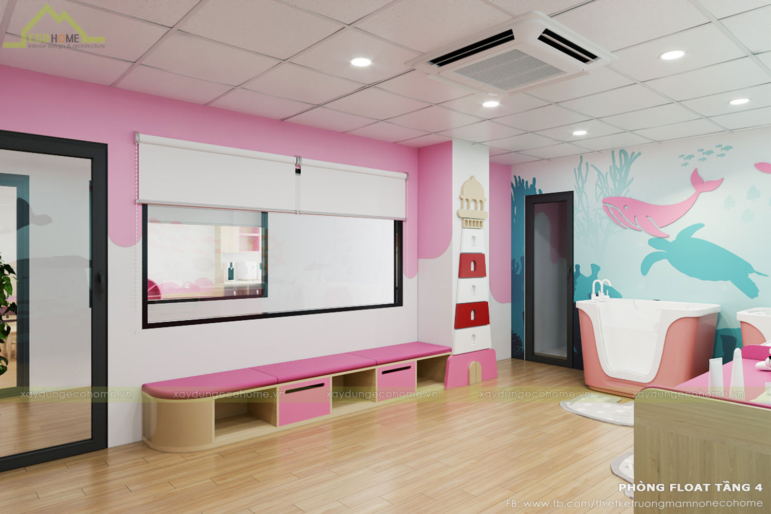 Thiết kế trường mầm non Chip Chip