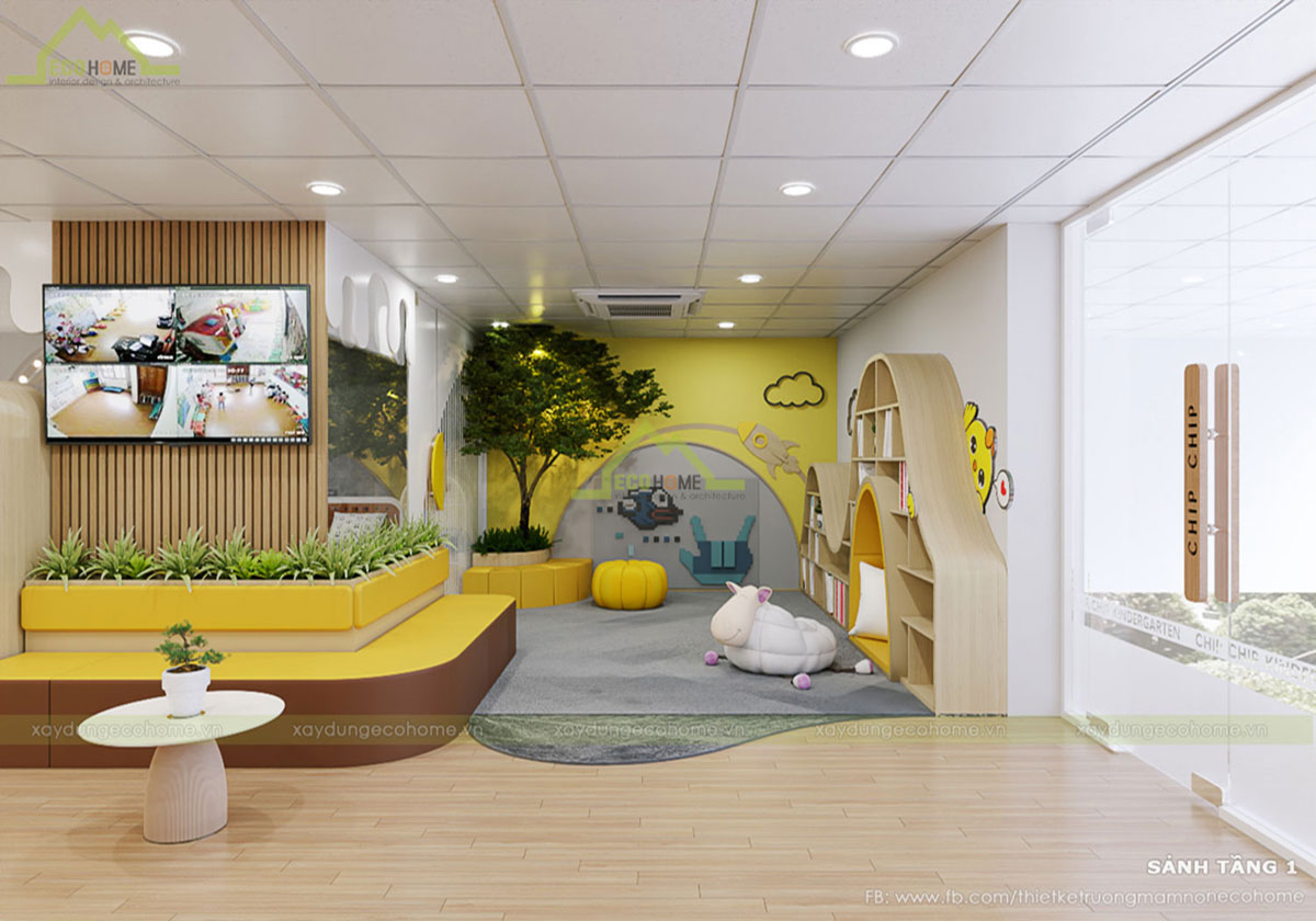Thiết kế trường mầm non Chip Chip