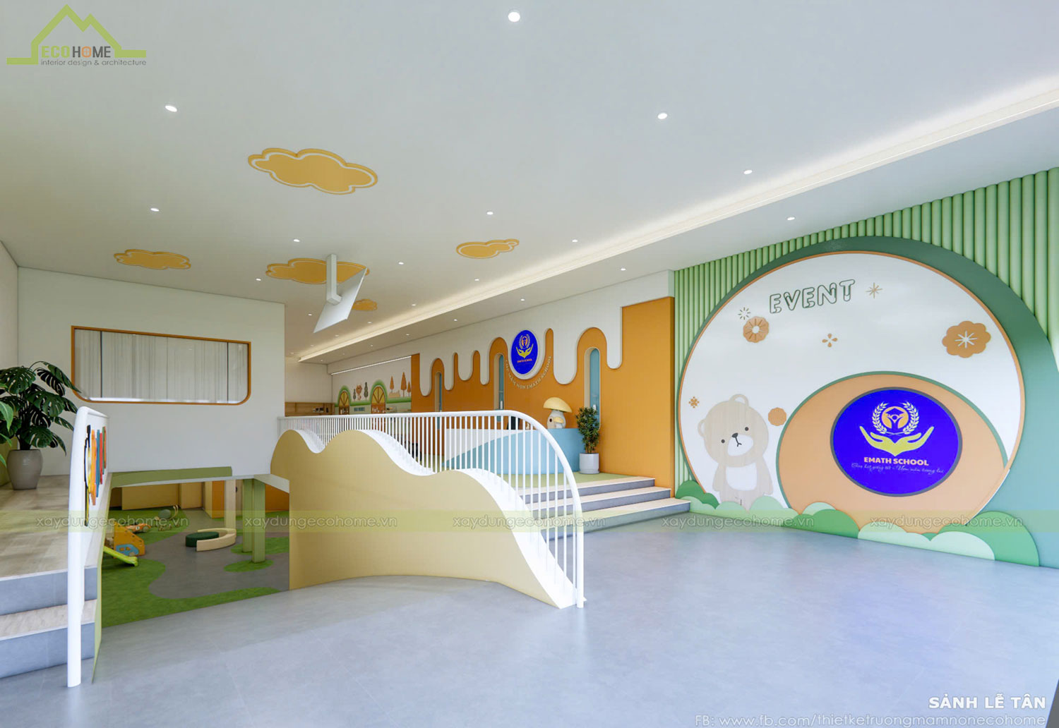 Thiết kế trường mầm non Emath