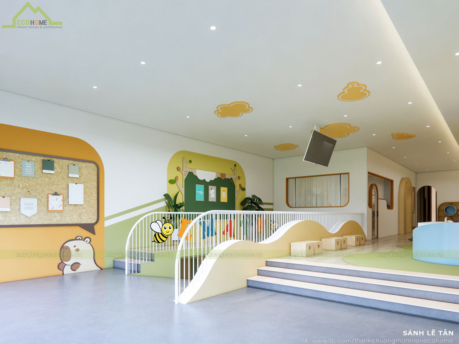 Thiết kế trường mầm non Emath