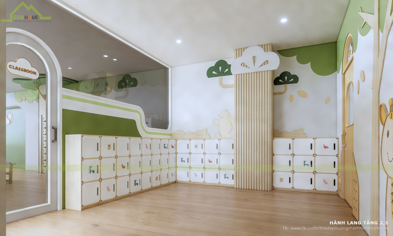 Thiết kế trường mầm non Happy Montessori