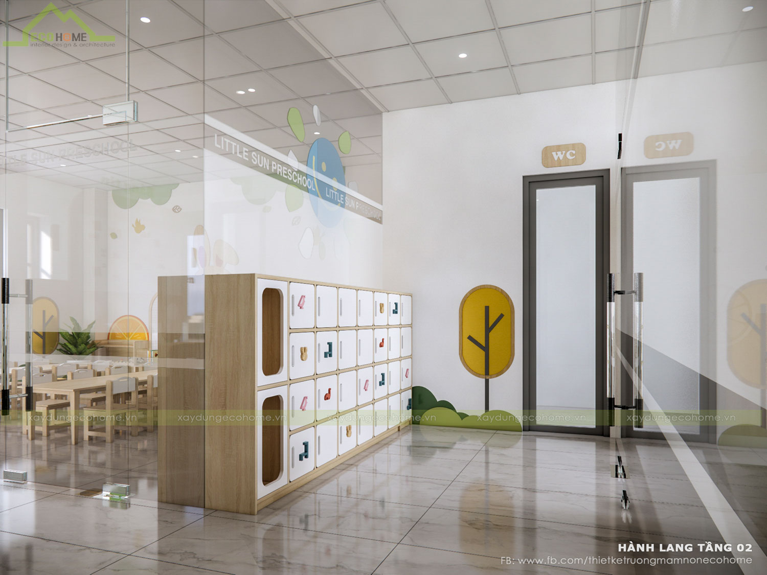 thiết kế trường mầm non Litlesun