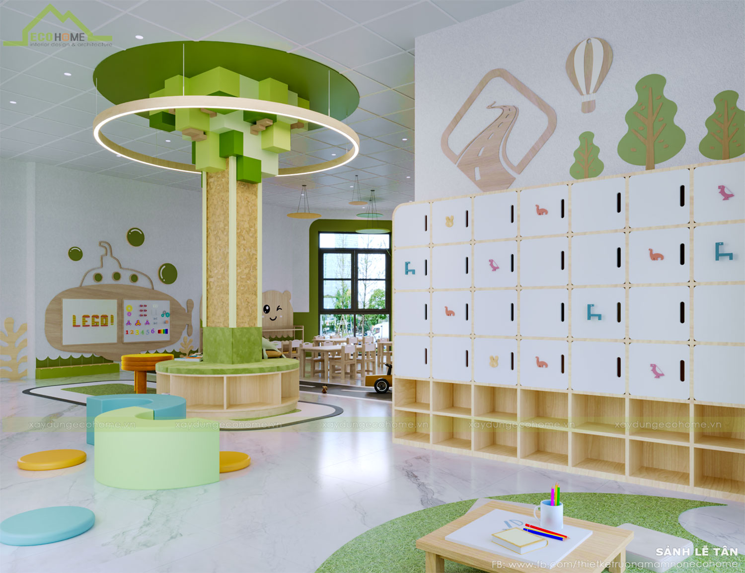 thiết kế trường mầm non Litlesun