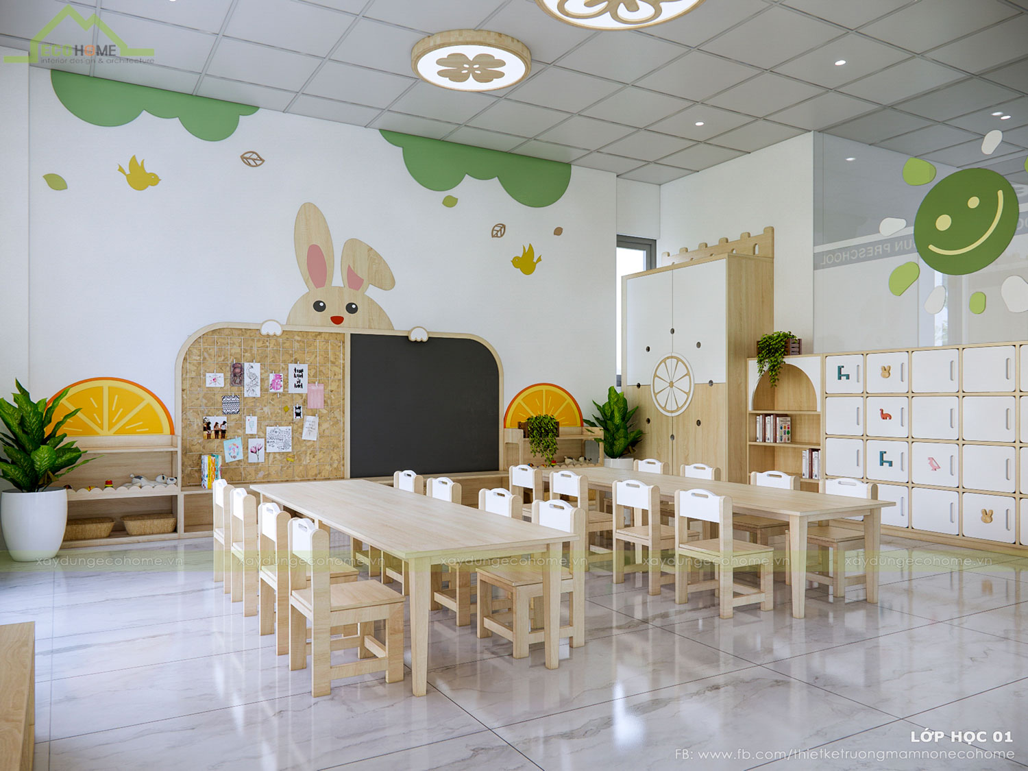 thiết kế trường mầm non Litlesun