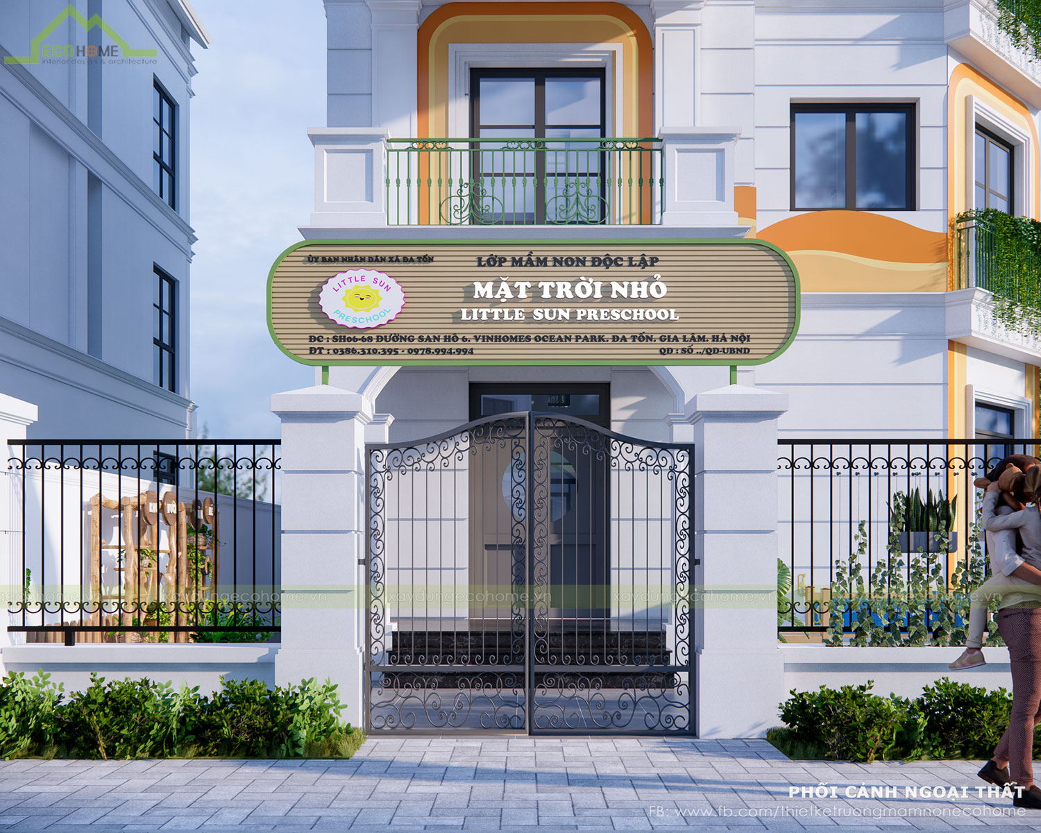 thiết kế trường mầm non Litlesun