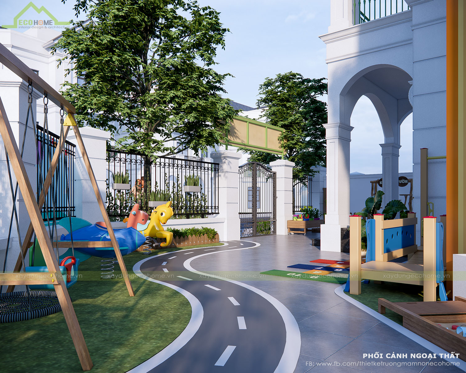 thiết kế trường mầm non Litlesun