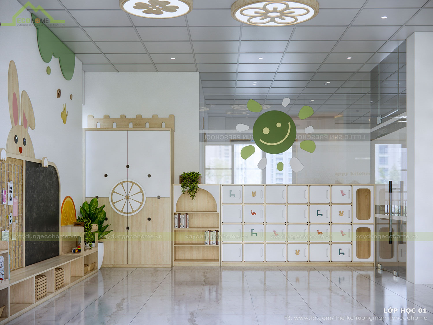 thiết kế trường mầm non Litlesun