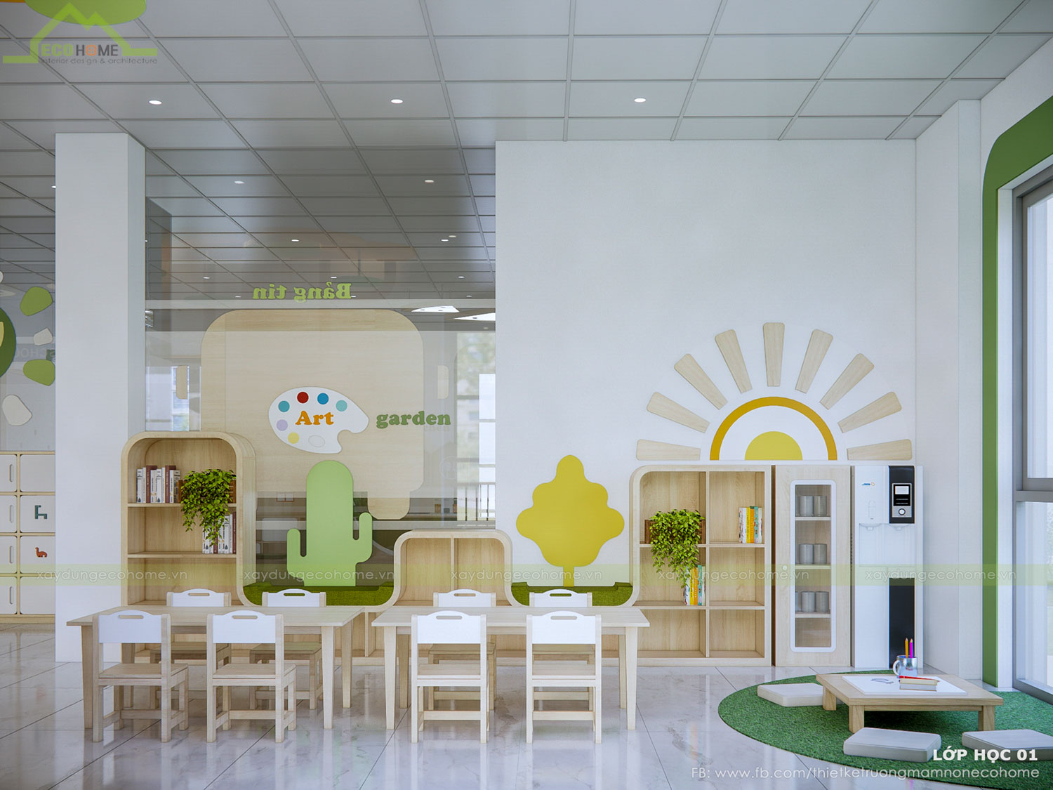 thiết kế trường mầm non Litlesun