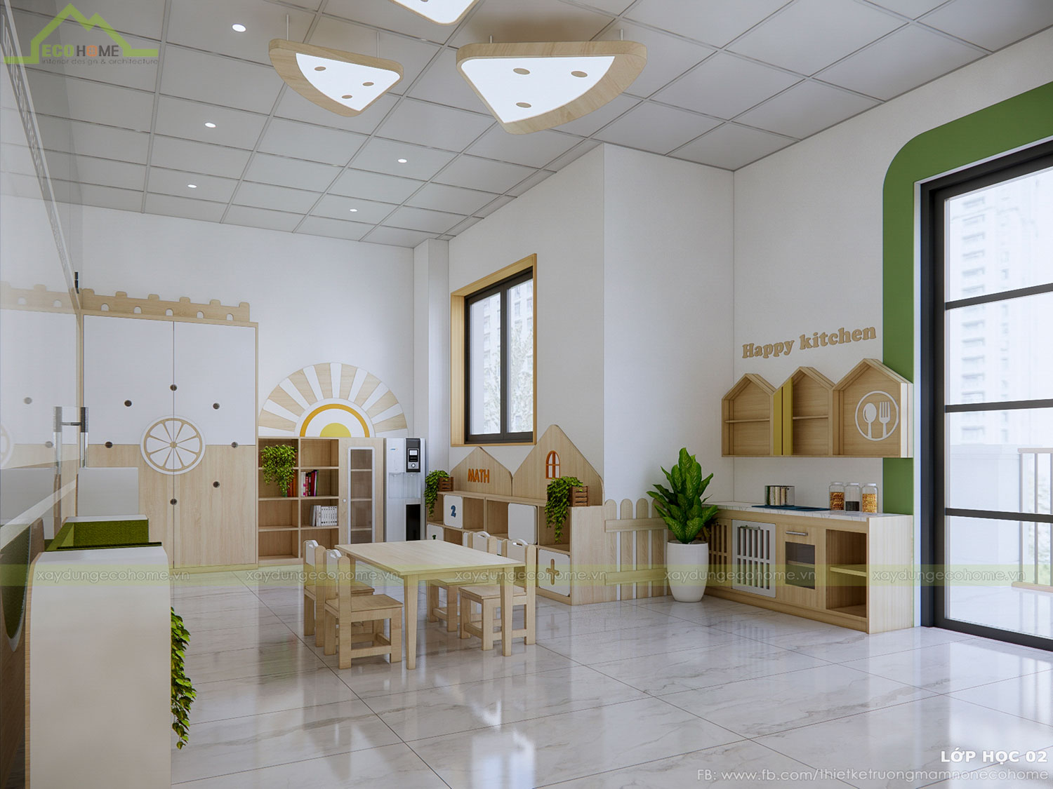 thiết kế trường mầm non Litlesun