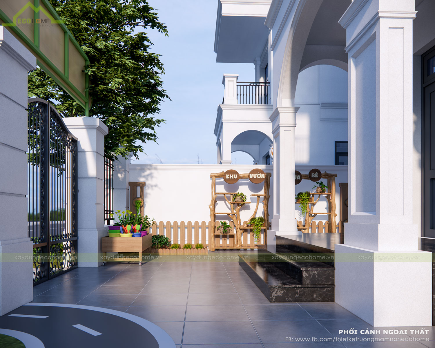 thiết kế trường mầm non Litlesun