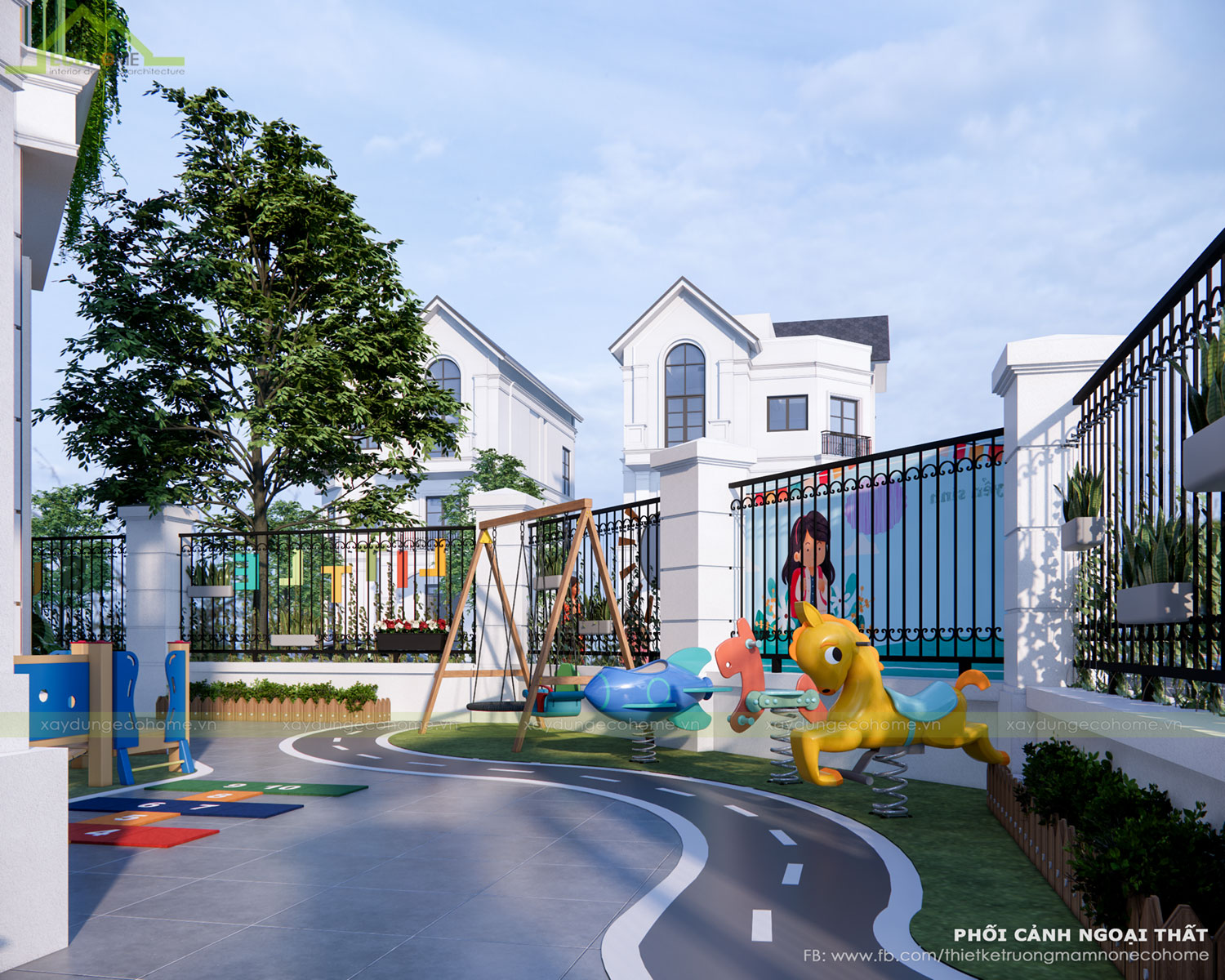 thiết kế trường mầm non Litlesun