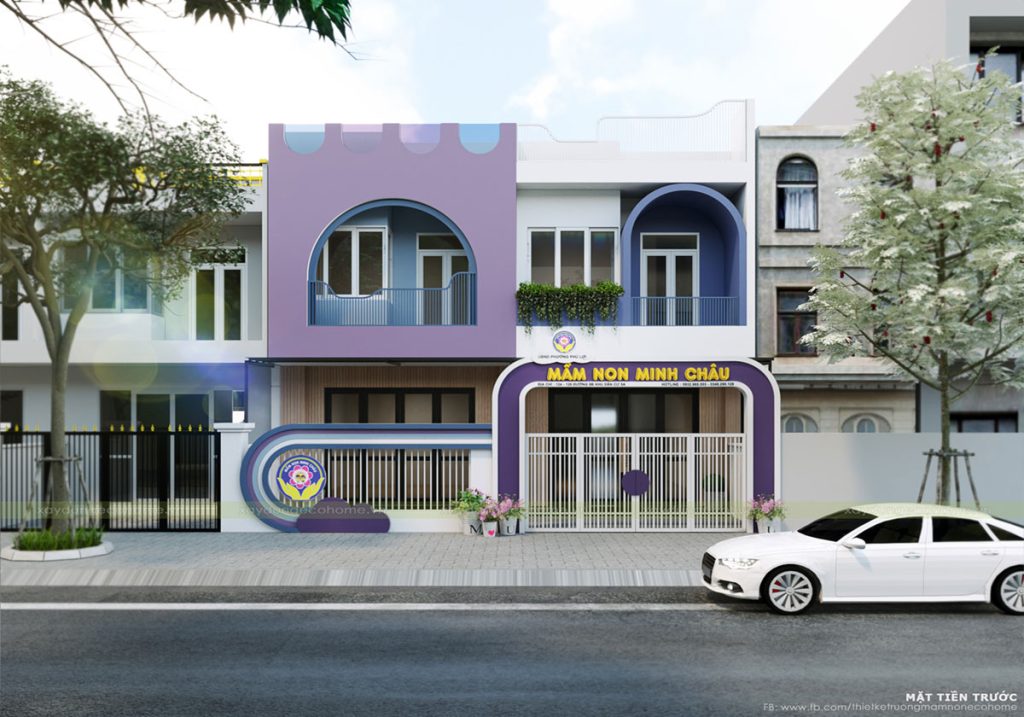 Thiết kế trường mầm non tư thục Minh Châu