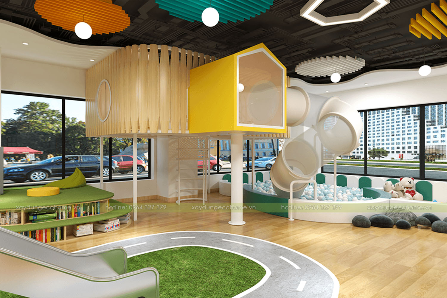 Thiết kế khu vui chơi trẻ em Ecohome