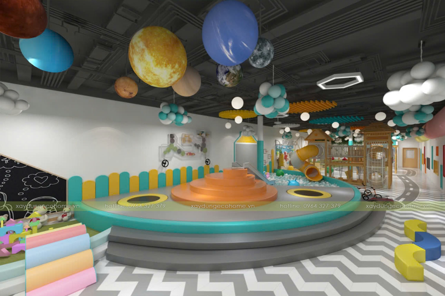 Thiết kế khu vui chơi trẻ em Ecohome