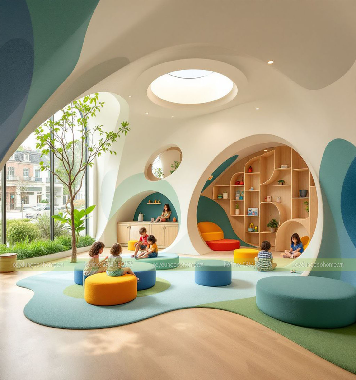 Thiết kế khu vui chơi trẻ em Hưng Yên