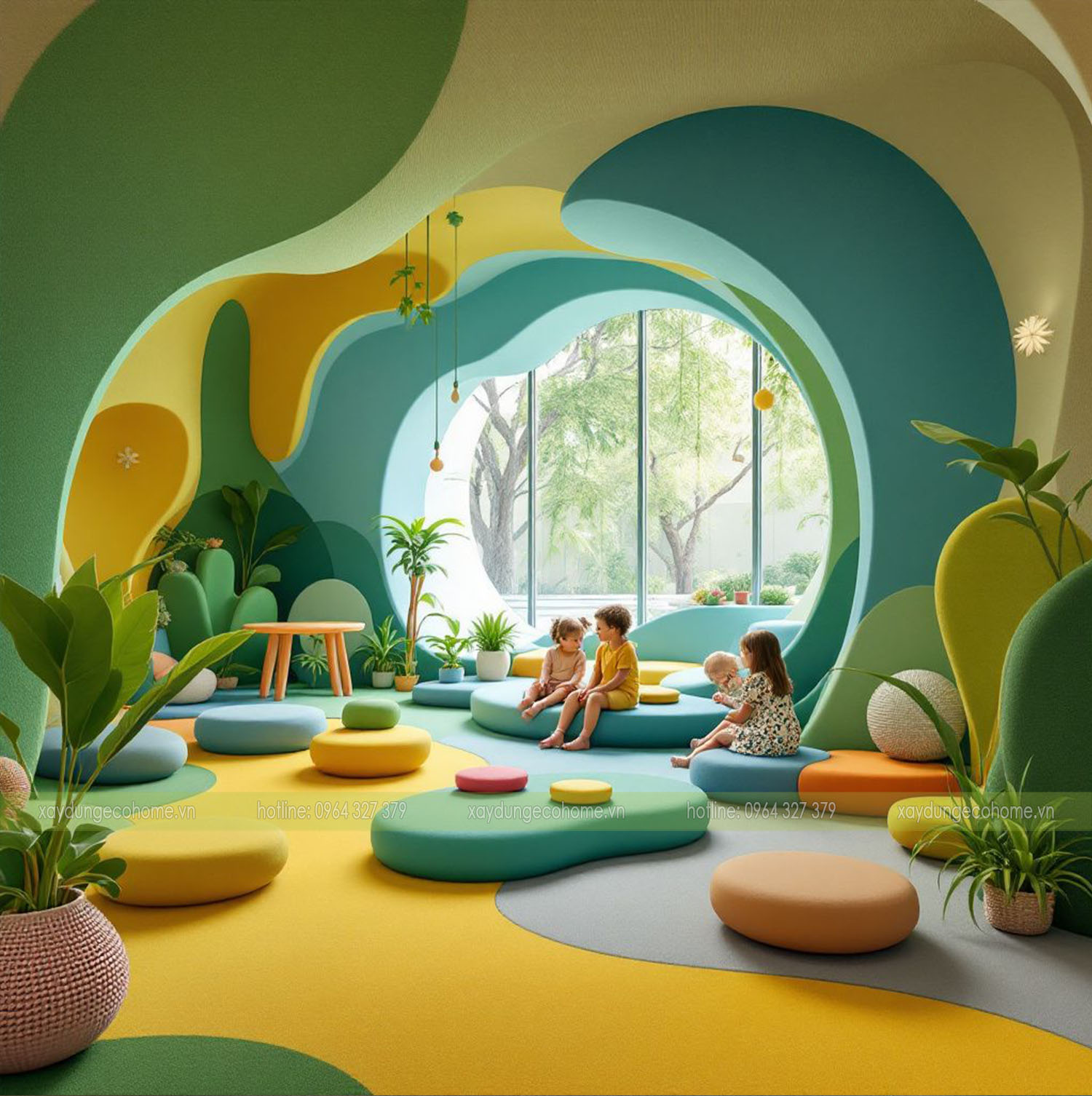 Thiết kế khu vui chơi trẻ em Nam Định