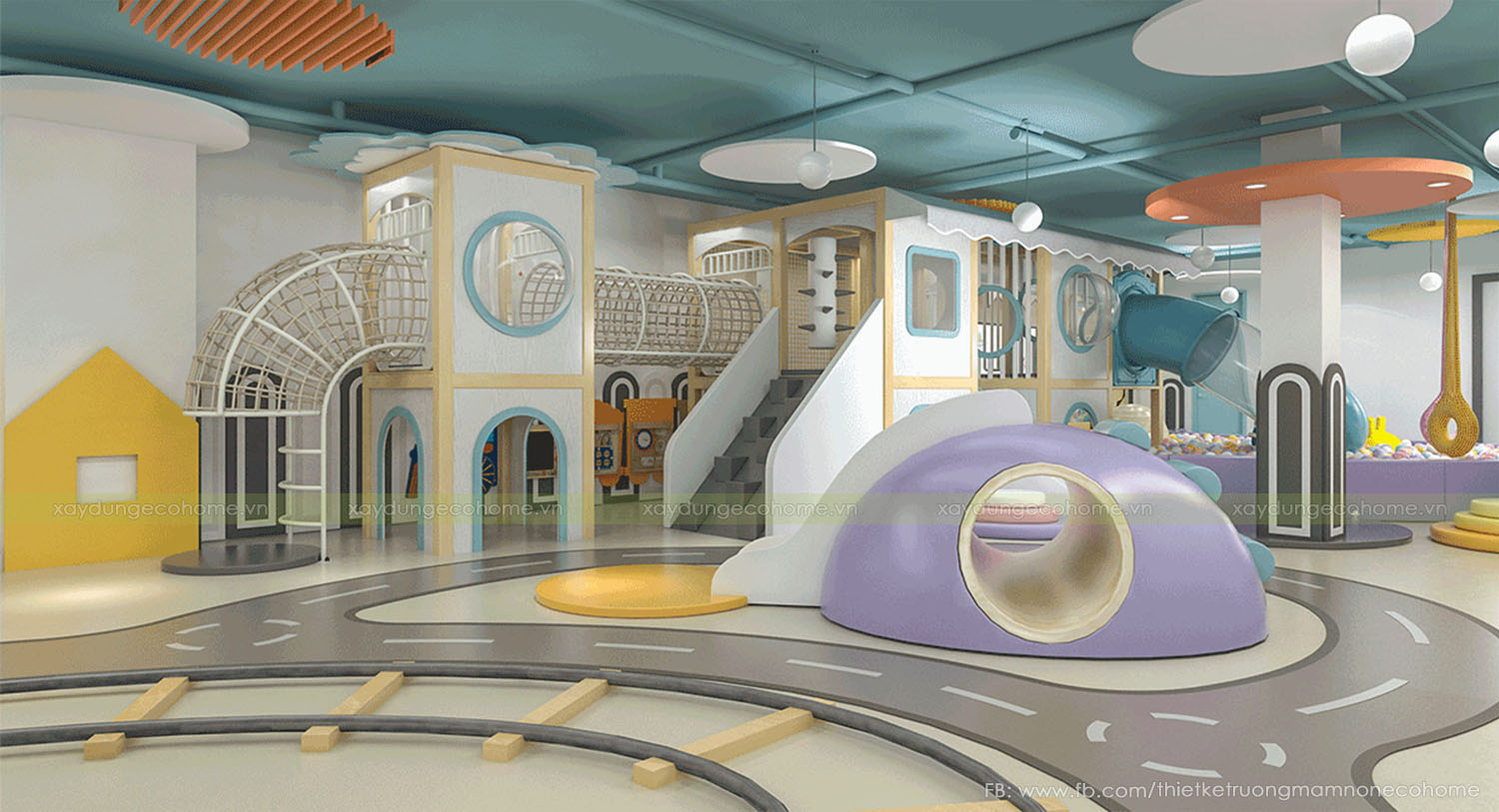 Thiết kế khu vui chơi trẻ em Sài gòn