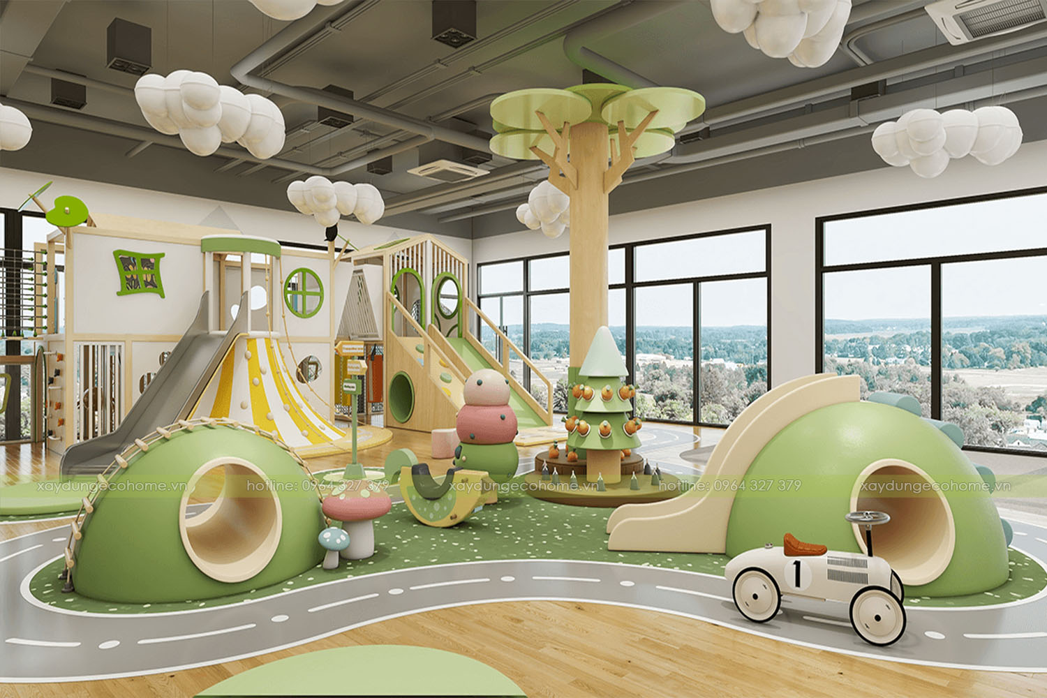 Thiết kế khu vui chơi trẻ em Ecohome