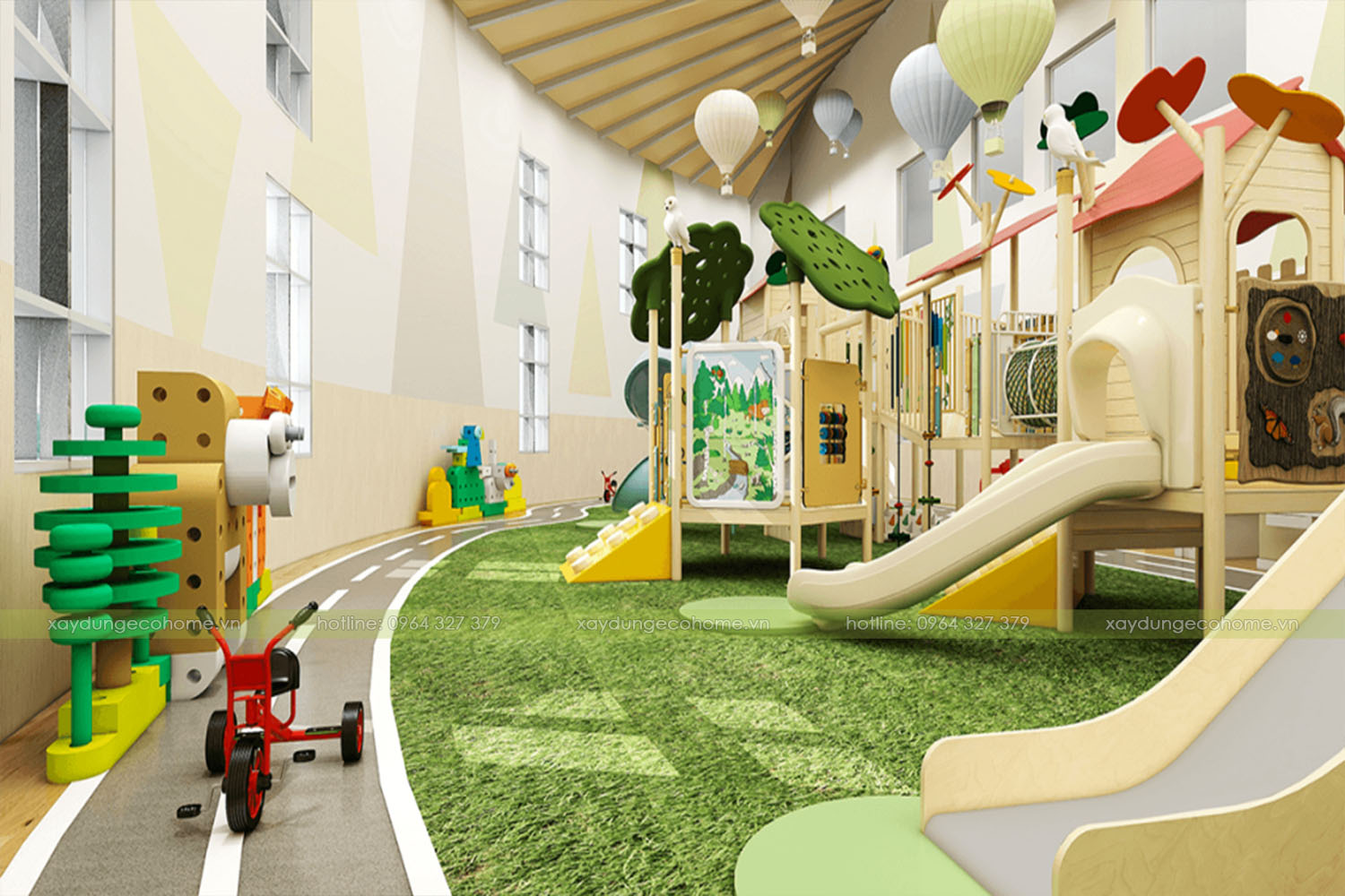Thiết kế khu vui chơi trẻ em Ecohome