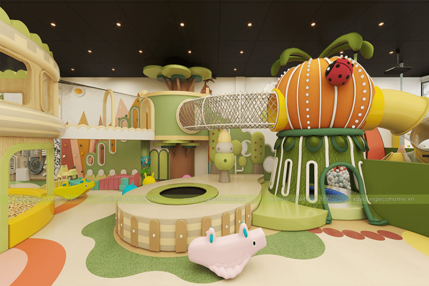 Thiết kế khu vui chơi trẻ em Ecohome